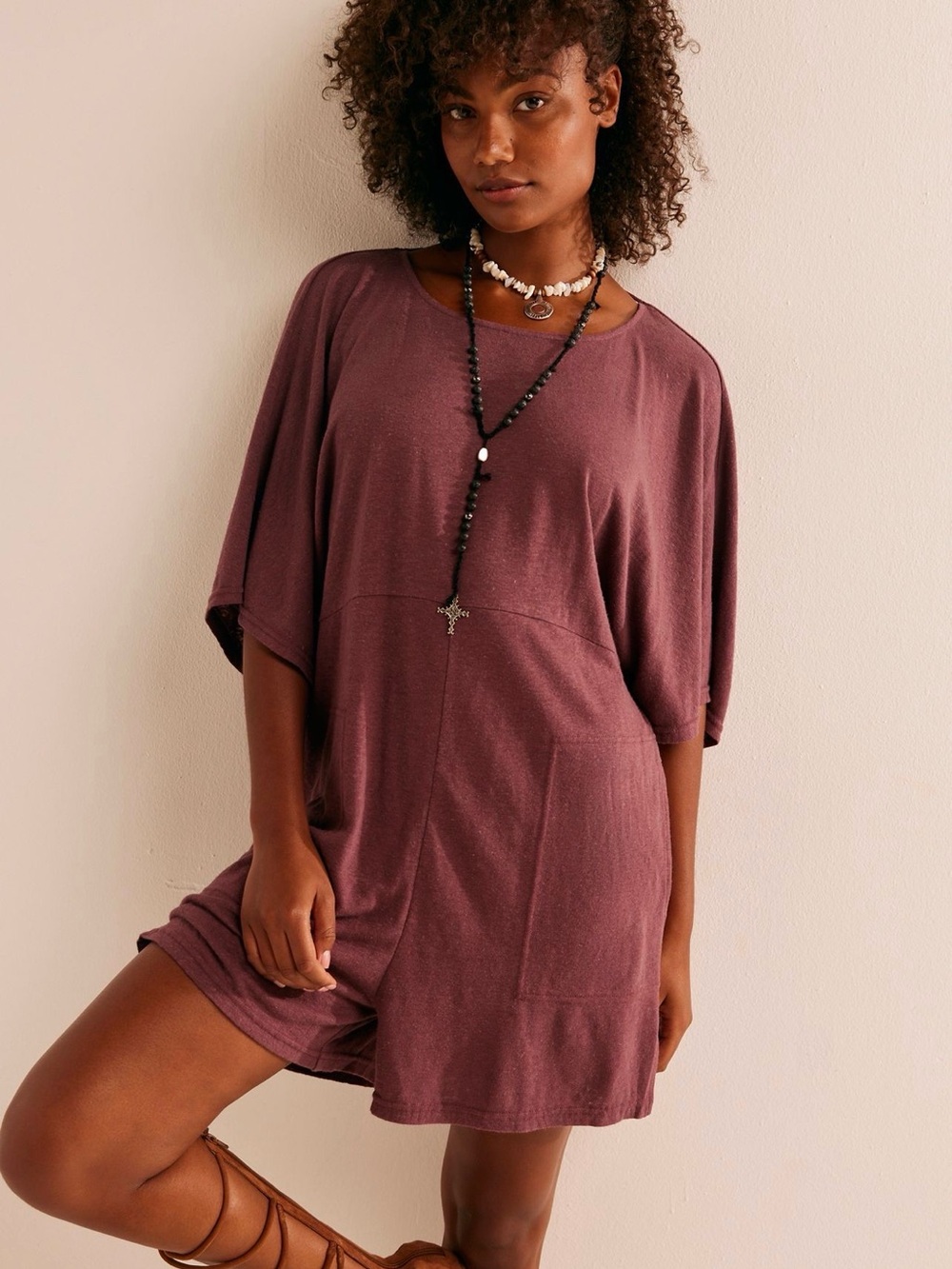 Free People Andi Romper in Wild Ginger Size Small